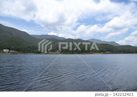 河口湖(山梨県)の夏風景 河口湖(山梨県)の夏風景 142212421