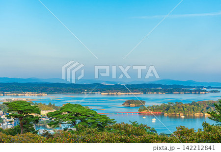 西行戻しの松公園から眺める絶景松島 西行戻しの松公園から眺める絶景松島 142212841