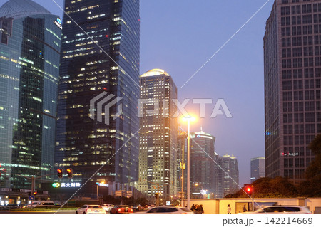 Shanghai World financial center skyscrapers 142214669