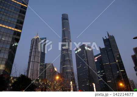Shanghai World financial center skyscrapers 142214677