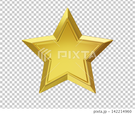 3d Gold five-point star icon isolated on background. Premium award symbol for reviews, rating, achievement, quality, and success designs. 3d Gold five-point star icon isolated on background. Premium award symbol for reviews, rating, achievement, quality, and success designs. 142214960