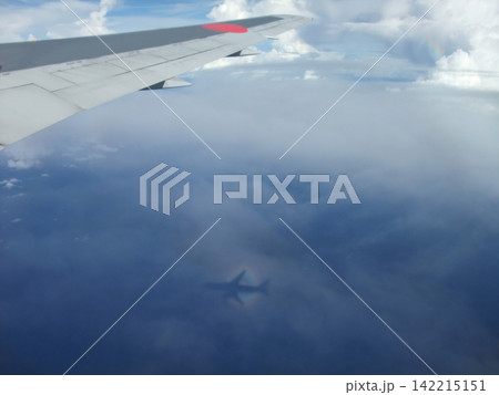 飛行機から見たブロッケン現象 飛行機から見たブロッケン現象 142215151