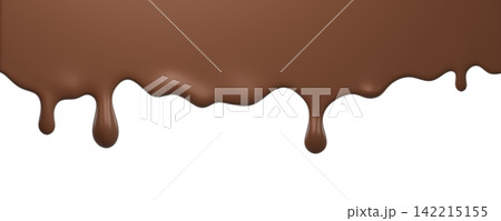 chocolate Ice Cream melt with glossy drops on Transparent background. The syrup, Liquid flows down. Drops of sweet green ice cream in the form of a decorative border for culinary, food design chocolate Ice Cream melt with glossy drops on Transparent background. The syrup, Liquid flows down. Drops of sweet green ice cream in the form of a decorative border for culinary, food design 142215155