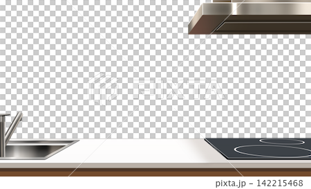 Sink and induction cooktop Sink and induction cooktop 142215468