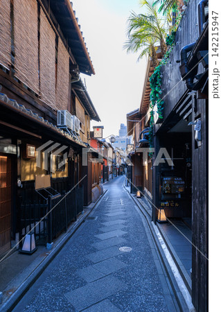 京都の先斗町の花街 (京都府京都市中京区) 京都の先斗町の花街 (京都府京都市中京区) 142215947