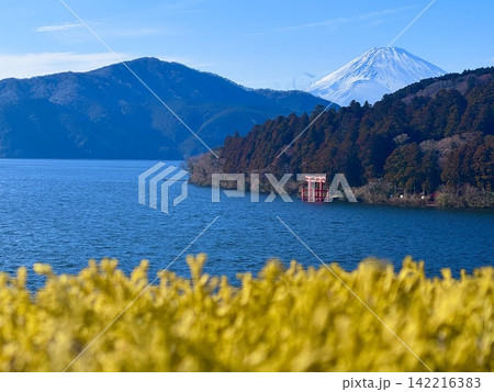 富士と芦ノ湖 富士と芦ノ湖 142216383