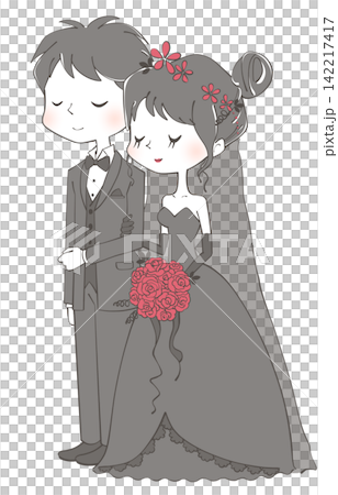 新娘和新郎例證 新娘和新郎例證 142217417