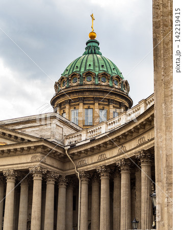 Kazan Cathedral in St Petersburg city in summer Kazan Cathedral in St Petersburg city in summer 142219415