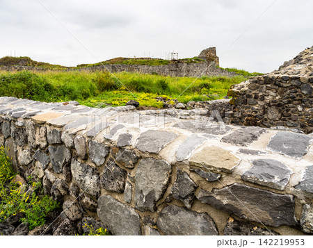 view of yard of medieval Lori Berd fortress 142219953