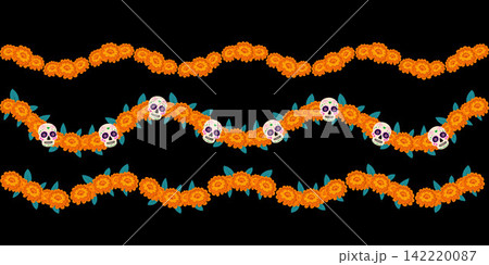 Vibrant Floral and Skull Pattern Creating a Festive and Intriguing Atmosphere with Bright Colors and Intricate Designs Vibrant Floral and Skull Pattern Creating a Festive and Intriguing Atmosphere with Bright Colors and Intricate Designs 142220087