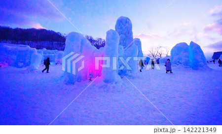 支笏湖氷涛祭り 支笏湖氷涛祭り 142221349