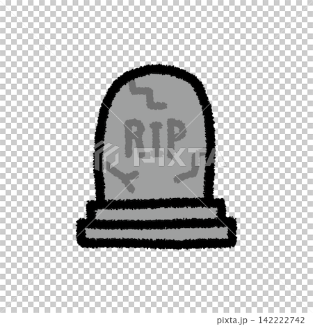 Halloween gravestone cute hand-drawn icon illustration Halloween gravestone cute hand-drawn icon illustration 142222742