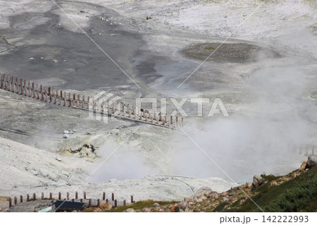 立山の室堂地獄谷 立山の室堂地獄谷 142222993