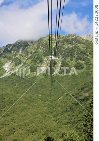 支柱が1本も無い立山ロープウェイ 支柱が1本も無い立山ロープウェイ 142223008