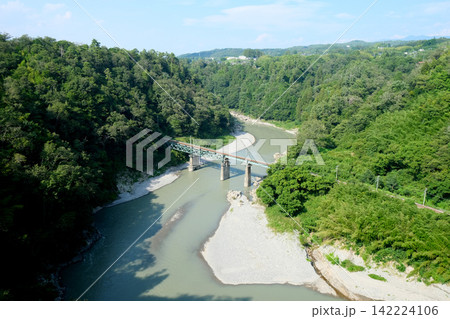 長野県飯田市_天龍峡大橋から北側風景7_2025年8月 長野県飯田市_天龍峡大橋から北側風景7_2025年8月 142224106