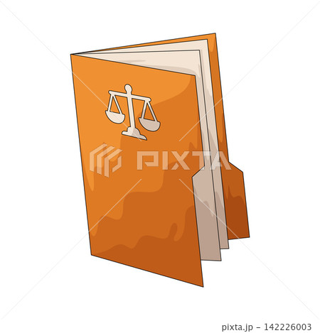 Illustration of Legal File Illustration of Legal File 142226003
