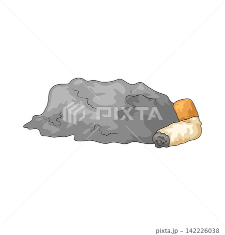 Illustration of Cigarette Ash 142226038