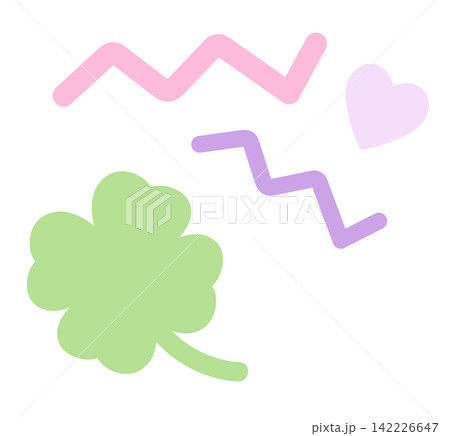 Hand drawn clover leaf illustration for floral print, spring, summer, nature, garden, plants, tree, blossom, blooming, fabric print, sticker, picnic, park, house yard, environment, lucky icon, camping Hand drawn clover leaf illustration for floral print, spring, summer, nature, garden, plants, tree, blossom, blooming, fabric print, sticker, picnic, park, house yard, environment, lucky icon, camping 142226647