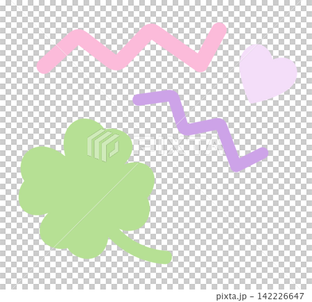 Hand drawn clover leaf illustration for floral print, spring, summer, nature, garden, plants, tree, blossom, blooming, fabric print, sticker, picnic, park, house yard, environment, lucky icon, camping Hand drawn clover leaf illustration for floral print, spring, summer, nature, garden, plants, tree, blossom, blooming, fabric print, sticker, picnic, park, house yard, environment, lucky icon, camping 142226647