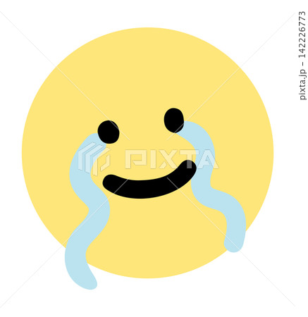 Illustration of smiling emoji with tears for bittersweet moment, mixed emotions, mood, feelings, expression, emotion, sticker, icon, art, happy but sad meme, emotional ambivalence, nostalgia face Illustration of smiling emoji with tears for bittersweet moment, mixed emotions, mood, feelings, expression, emotion, sticker, icon, art, happy but sad meme, emotional ambivalence, nostalgia face 142226773