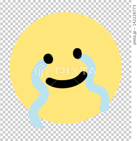 Illustration of smiling emoji with tears for bittersweet moment, mixed emotions, mood, feelings, expression, emotion, sticker, icon, art, happy but sad meme, emotional ambivalence, nostalgia face Illustration of smiling emoji with tears for bittersweet moment, mixed emotions, mood, feelings, expression, emotion, sticker, icon, art, happy but sad meme, emotional ambivalence, nostalgia face 142226773