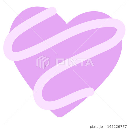 Illustration of purple heart for state of mind, love sign, sticker, tattoo, fabric print, decorations, clip art, logo, icon, Valentine's Day, card print, sweet dessert mockup, symbol, February element Illustration of purple heart for state of mind, love sign, sticker, tattoo, fabric print, decorations, clip art, logo, icon, Valentine's Day, card print, sweet dessert mockup, symbol, February element 142226777