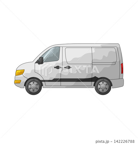 Illustration of van Illustration of van 142226788