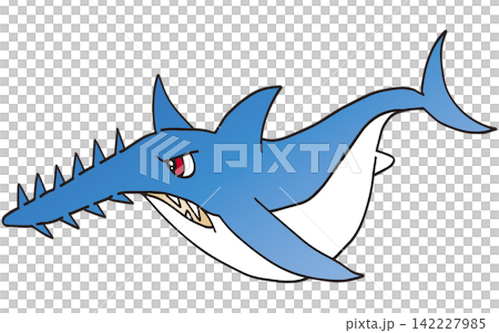 Hand-drawn animal illustration ☆ Sawshark Hand-drawn animal illustration ☆ Sawshark 142227985