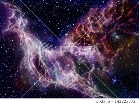 光が踊る星雲の広がり 光が踊る星雲の広がり 142228372