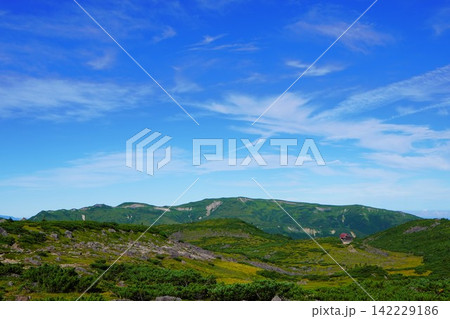 雲ノ平からの北ノ俣岳と赤木岳 142229186