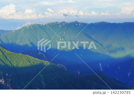 鷲羽岳山頂からの燕岳 鷲羽岳山頂からの燕岳 142230785