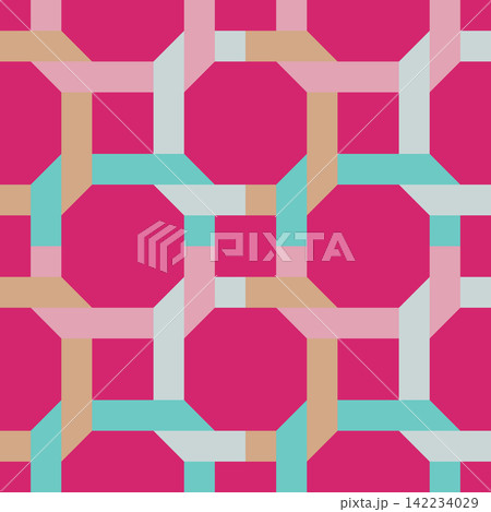 Celtic twist quilt seamless pattern. Abstract repeatable pattern background of celtic twist. Perfect for fabrics, textile and wallpaper. Celtic twist quilt seamless pattern. Abstract repeatable pattern background of celtic twist. Perfect for fabrics, textile and wallpaper. 142234029