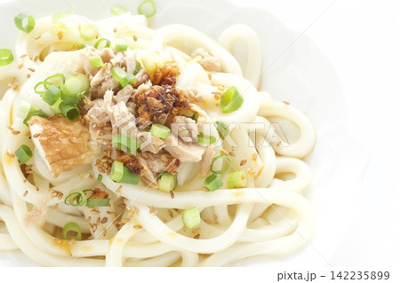 ツナと竹輪の冷やしうどん ツナと竹輪の冷やしうどん 142235899