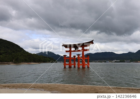 嚴島神社の大鳥居【日本・広島】 嚴島神社の大鳥居【日本・広島】 142236646