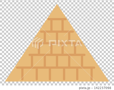 Pyramid illustration material 2 Pyramid illustration material 2 142237098