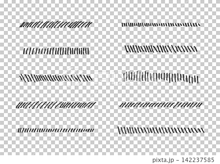 A stylish hand-drawn line set (black) featuring many short diagonal lines. A stylish hand-drawn line set (black) featuring many short diagonal lines. 142237585