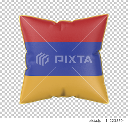 Pillow with the flag of Armenia Pillow with the flag of Armenia 142238804