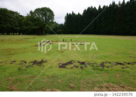秋田県　大湯環状列石・野中堂環状列石 142239570