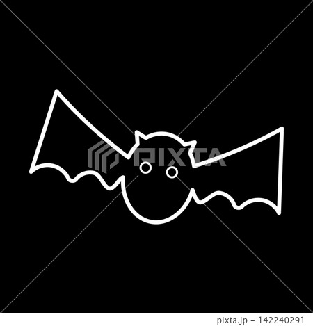 コウモリ白線 ビックリ、驚く、閃く顔 ハロウィン・動物・不気味・かわいい・怖い・モンスターなど コウモリ白線 ビックリ、驚く、閃く顔 ハロウィン・動物・不気味・かわいい・怖い・モンスターなど 142240291