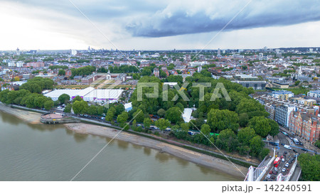 Chelsea Royal hospital - aeriaal view Chelsea Royal hospital - aeriaal view 142240591