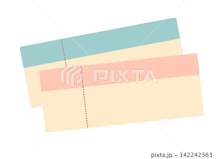 Airline travel boarding pass. Vector ticket illustration Airline travel boarding pass. Vector ticket illustration 142242363