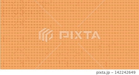 Waffle biscuit texture, product wallpaper, vector flat pattern sweet wafer texture backdrop. Waffle biscuit texture, product wallpaper, vector flat pattern sweet wafer texture backdrop. 142242649