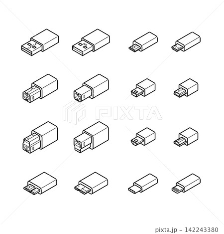 USB端子 142243380