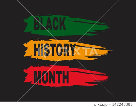 Black History Month. African American History. Celebrated annual. Poster, card, banner, background. Vector illustration Black History Month. African American History. Celebrated annual. Poster, card, banner, background. Vector illustration 142243393