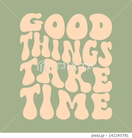inspirational slogan print with vintage groovy inspirational slogan print with vintage groovy 142243791