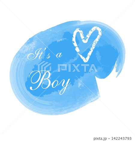 It's a boy lettering 142243793