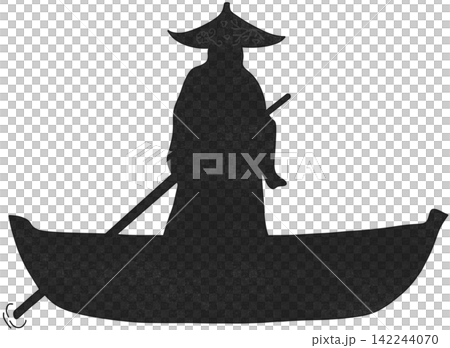 rowing silhouette illustration rowing silhouette illustration 142244070
