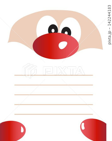 Empty wish list in Santa Claus hands Empty wish list in Santa Claus hands 142244183