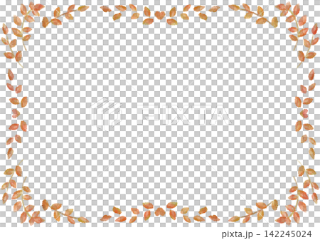 可愛的樹葉相框(紅色) 可愛的樹葉相框(紅色) 142245024