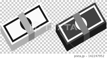 Set of banknote icon illustrations / Money and payday illustration materials Set of banknote icon illustrations / Money and payday illustration materials 142247952